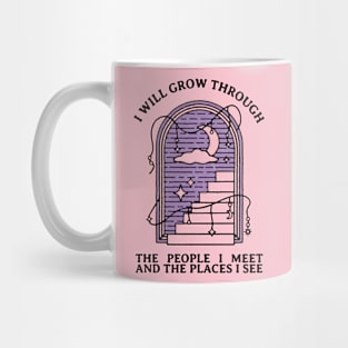 I will grow through (purple) Mug